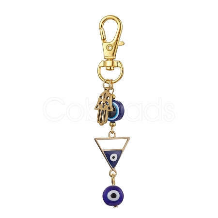 Alloy Enamel Pendant Decorations HJEW-JM01677-02-1