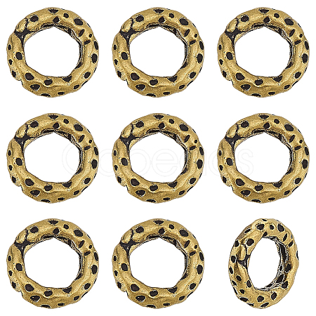 10Pcs Brass Linking Rings KK-PH0014-32AG-1