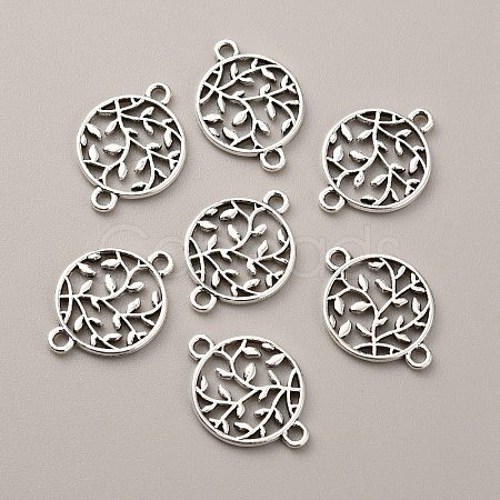 Tibetan Style Zinc Alloy Connector Charms LS-FIND-WH0145-29AS-1