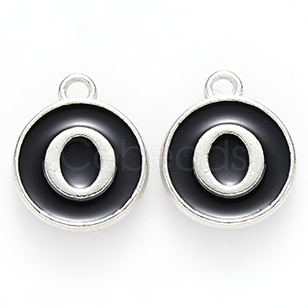 Platinum Plated Alloy Charms ENAM-S118-02O-P-1