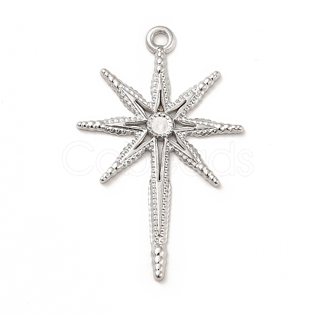 Non-Tarnish 304 Stainless Steel Pendants STAS-P312-22P-1