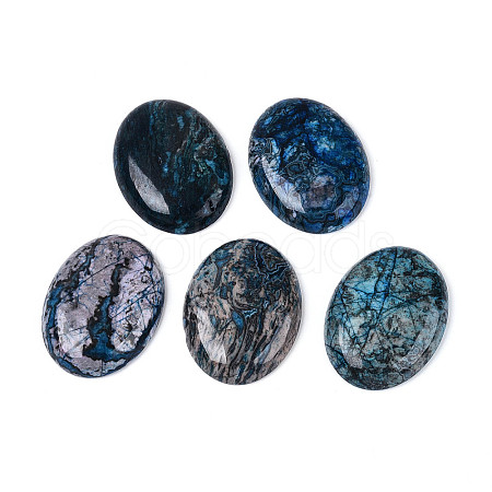 Natural Ripple Jasper Cabochons G-S330-14A-1