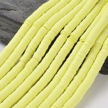 Handmade Polymer Clay Beads X-CLAY-R067-8.0mm-23-1