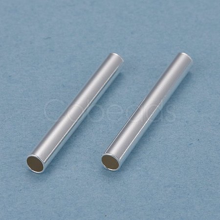 Brass Tube Beads KK-Y003-73G-S-1