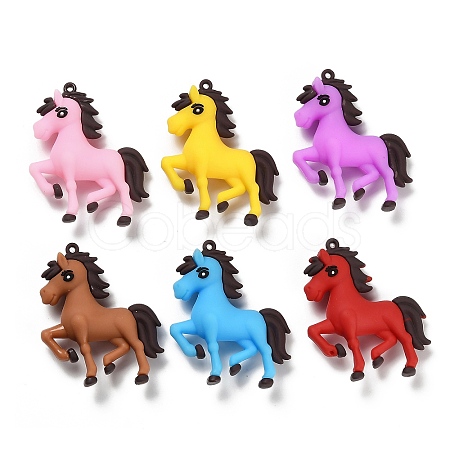 PVC Plastic Pendants FIND-I069-02-1