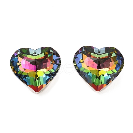 Electroplate Glass Charms EGLA-M028-01A-1