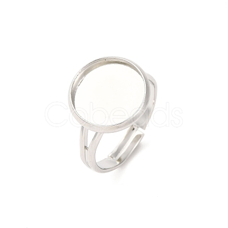 Adjustable Brass Ring Components KK-Q573-004P-1