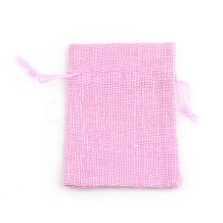 Burlap Packing Pouches Drawstring Bags ABAG-Q050-7x9-19-1