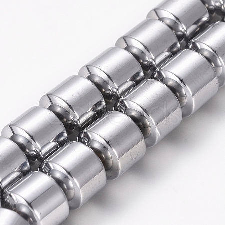 Magnetic Synthetic Hematite Beads Strands G-G826-05A-8mm-1