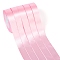 Single Face Satin Ribbon, Polyester Ribbon, Pink, 1 inch(25mm) wide, 25yards/roll(22.86m/roll), 5rolls/group, 125yards/group(114.3m/group)