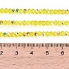 Electroplate Glass Beads Strands GL-CBAA615-03D-4