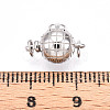 925 Sterling Silver Box Clasps STER-T007-138P-3