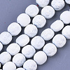 Spray Painted Non-magnetic Synthetic Hematite Beads Strands G-T116-29-16-1