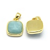 Natural Amazonite Pendants G-O176K-05G-2