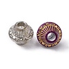 Plated Acrylic Beads MACR-R546-08-2