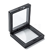 Square Transparent PE Thin Film Suspension Jewelry Display Stands CON-D009-03B-02-4