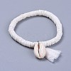Cotton Thread Tassels Charm Bracelets BJEW-JB04385-04-1