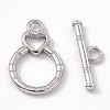 Non-Tarnish 304 Stainless Steel Toggle Clasps STAS-G299-01P-1