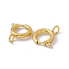 PVD Vacuum Plating 201 Stainless Steel Spring Ring Clasps STAS-J401-LD023-10-2