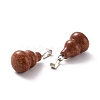 Synthetic Goldstone Pendants G-G846-01B-3