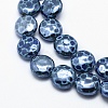 Eco-Friendly Glazed Porcelain Beads PORC-P027-B04-3