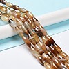 Natural Banded Agate Beads Strands G-G0001-D01-2