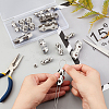 16Pcs 4 Style 304 Stainless Steel Double 2-Post Cable Clamp FIND-GA0002-28-3