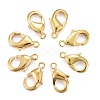 Brass Lobster Claw Clasps KK-901-G-NF-1