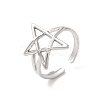 Non-Tarnish 304 Stainless Steel Cuff Finger Rings RJEW-L107-012P-1