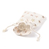 Christmas Theme Cotton Fabric Cloth Bag X-ABAG-H104-B01-3