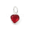 Brass Micro Pave Cubic Zirconia Pendants KK-H204-01S-07-1