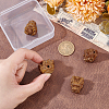 4Pcs Wood Beads WOOD-PH0003-90C-3