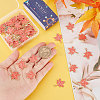 SUNNYCLUE 60Pcs Autumn Theme Rack Plating Alloy Enamel Pendants ENAM-SC0003-37-3