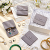 Microfiber Jewelry Flap Pouches ABAG-WH0032-121B-4