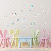 4 Sheet 4 Styles Waterproof Vinyl Wall Stickers DIY-WH0308-214-4