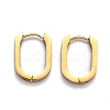 304 Stainless Steel Huggie Hoop Earrings STAS-J033-11B-G-2