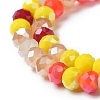 Glass Beads Strands X-EGLA-A034-M4mm-01-4