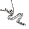 Non-Tarnish 304 Stainless Steel Cable Chain Necklace NJEW-D045-12P-3