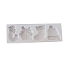 DIY Christmas Candy Cane & Gift Box & Sock & Hat Fondant Food Grade Silicone Molds XMAS-PW0001-027-3