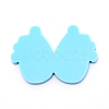 Teardrop with Lady Silicone Statue Pendant Molds DIY-WH0175-54-2