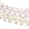 Transparent Painted Glass Beads Strands DGLA-A034-T6mm-A25-4