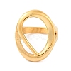 Ion Plating(IP) 304 Stainless Steel Oval Finger Rings for Women RJEW-S414-70B-G-2