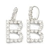 Brass Micro Pave Clear Cubic Zirconia Pendants ZIRC-J039-18P-B-1