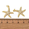 Brass Micro Pave Cubic Zirconia Pendants KK-A271-02H-G-3