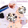 PandaHall Elite DIY Word Love Keychain Wristlet Making Kits DIY-PH0008-76-4