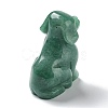 Natural Green Aventurine Carved Healing Dog Figurines DJEW-F025-01C-3