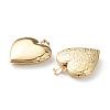 Brass Locket Pendants KK-P199-20G-4
