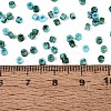 Opaque Picasso Cylinder Glass Beads SEED-Q039-06A-16-4
