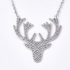 Non-Tarnish 201 Stainless Steel Pendant Necklaces LS-NJEW-T009-JN093-1-40-1