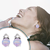 60Pcs 2 Size 304 Stainless Steel Clip-on Earring Findings STAS-UN0051-68-6